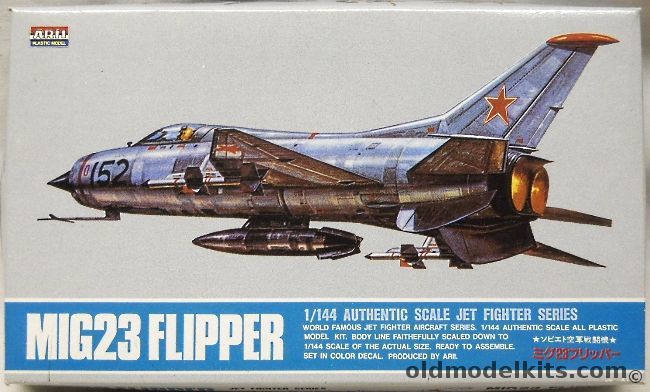 Arii 1/144 Mig 23 Flipper (YE-152A) - (ex Otaki), A394 plastic model kit